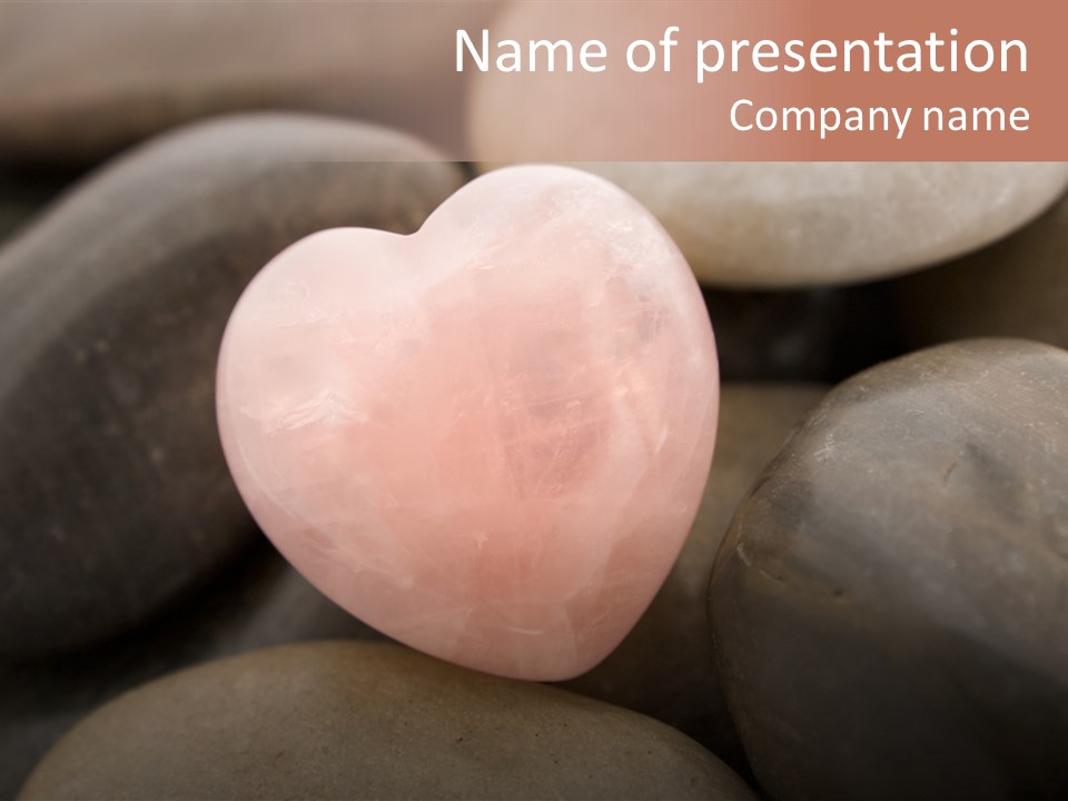 Rock Relaxation Gem PowerPoint Template