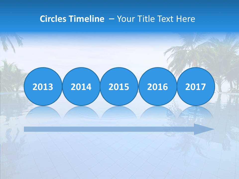 Tree Aqua Coconut PowerPoint Template