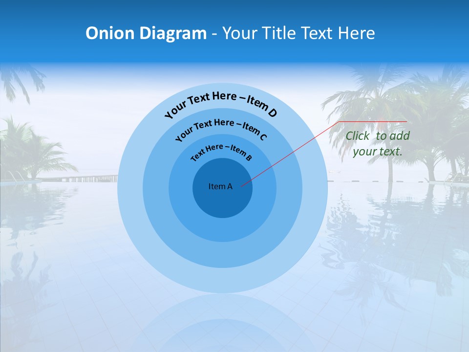 Tree Aqua Coconut PowerPoint Template