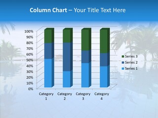 Tree Aqua Coconut PowerPoint Template