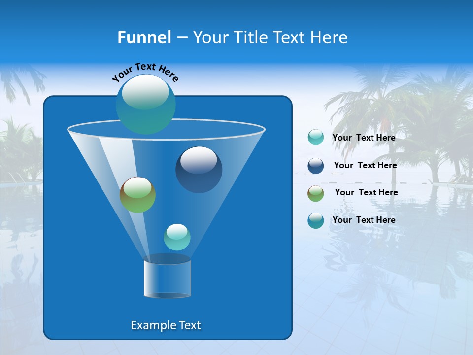 Tree Aqua Coconut PowerPoint Template