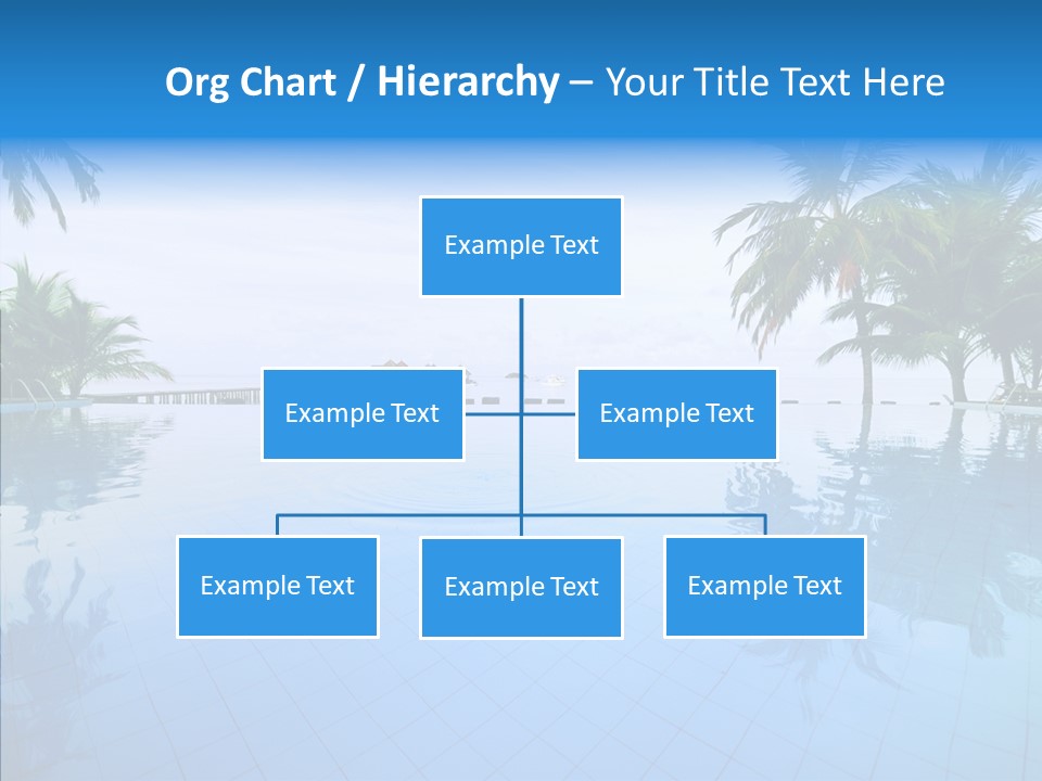 Tree Aqua Coconut PowerPoint Template