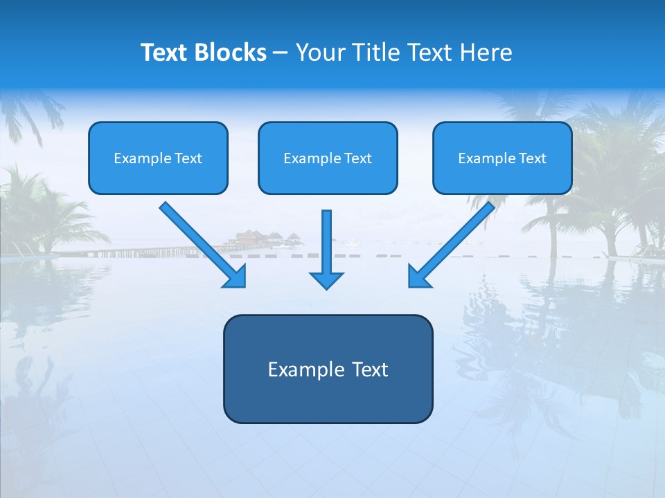Tree Aqua Coconut PowerPoint Template