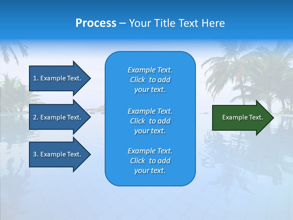 Tree Aqua Coconut PowerPoint Template