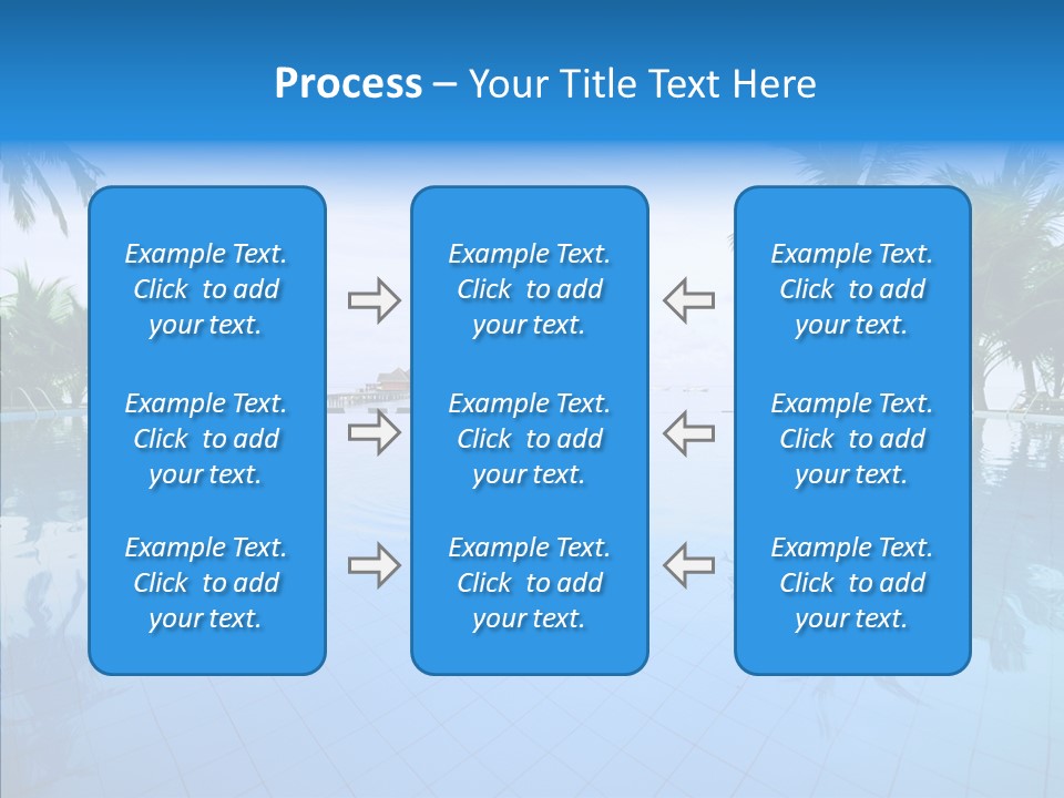 Tree Aqua Coconut PowerPoint Template
