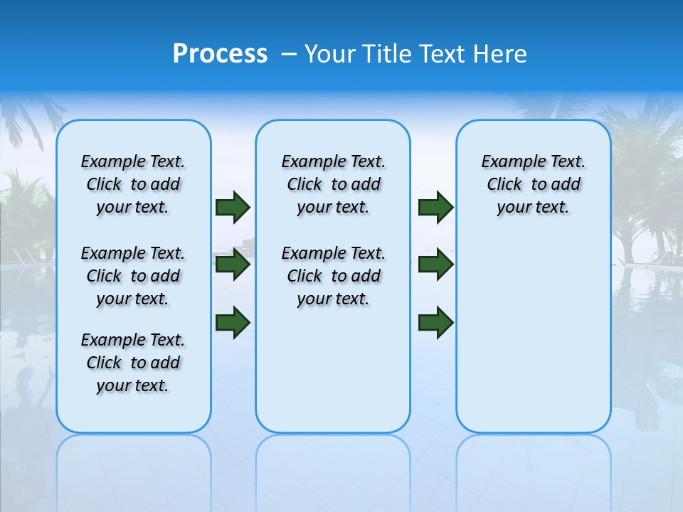 Tree Aqua Coconut PowerPoint Template