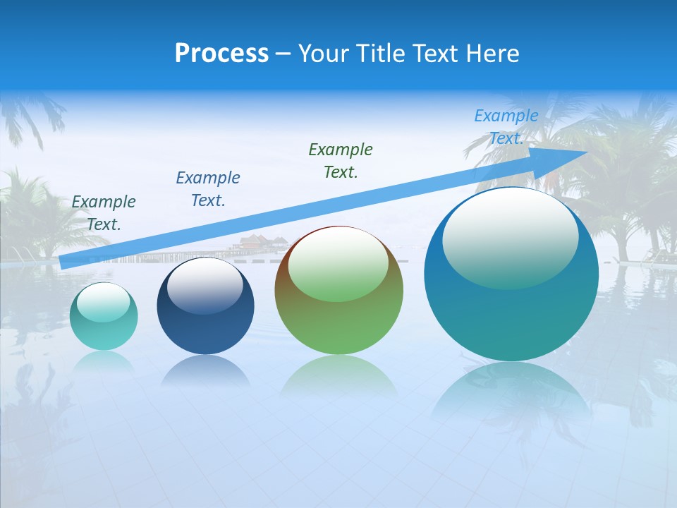 Tree Aqua Coconut PowerPoint Template