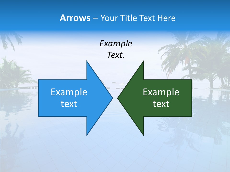Tree Aqua Coconut PowerPoint Template
