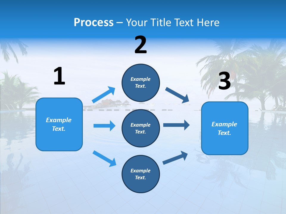 Tree Aqua Coconut PowerPoint Template