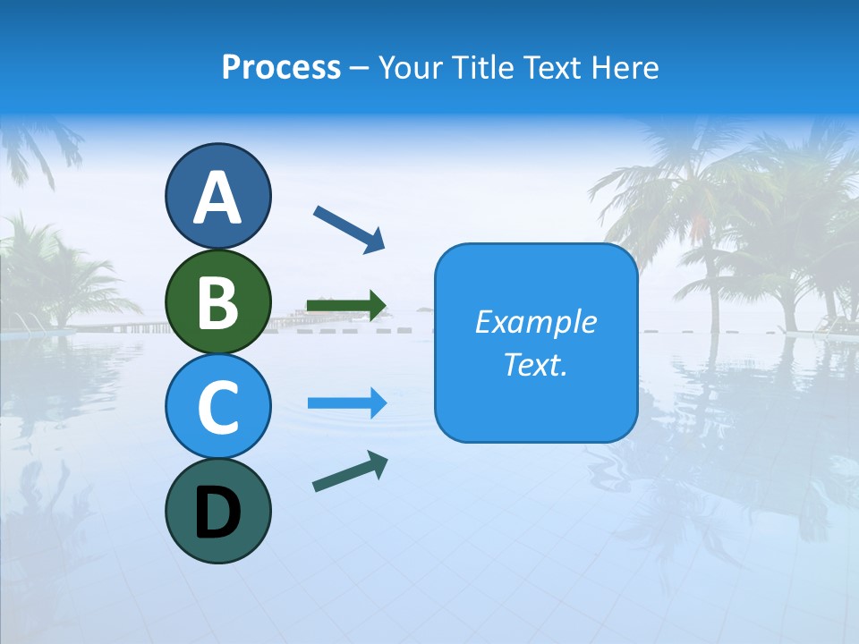 Tree Aqua Coconut PowerPoint Template