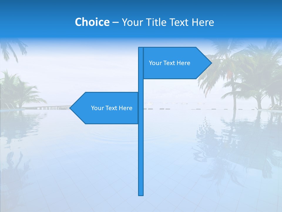 Tree Aqua Coconut PowerPoint Template