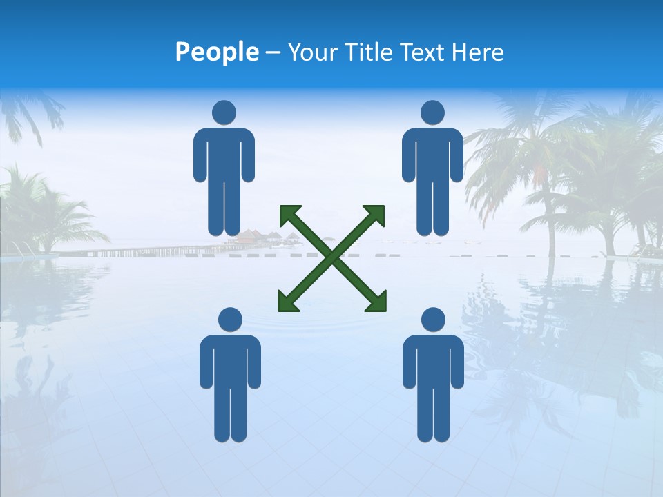 Tree Aqua Coconut PowerPoint Template