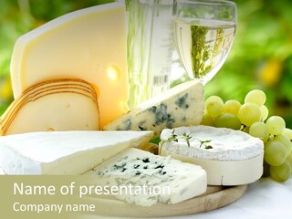 Traditional Swiss Brie PowerPoint Template