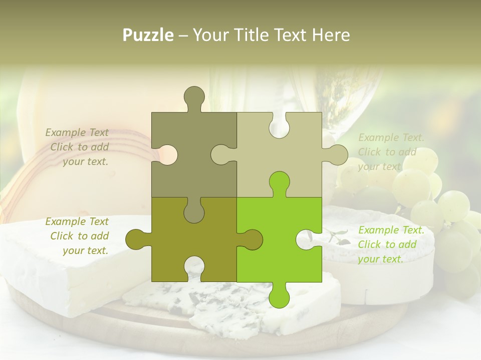 Traditional Swiss Brie PowerPoint Template