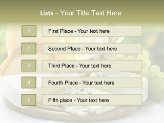 Traditional Swiss Brie PowerPoint Template