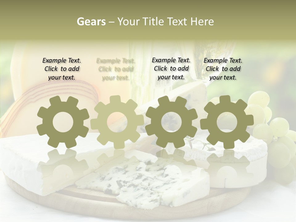 Traditional Swiss Brie PowerPoint Template