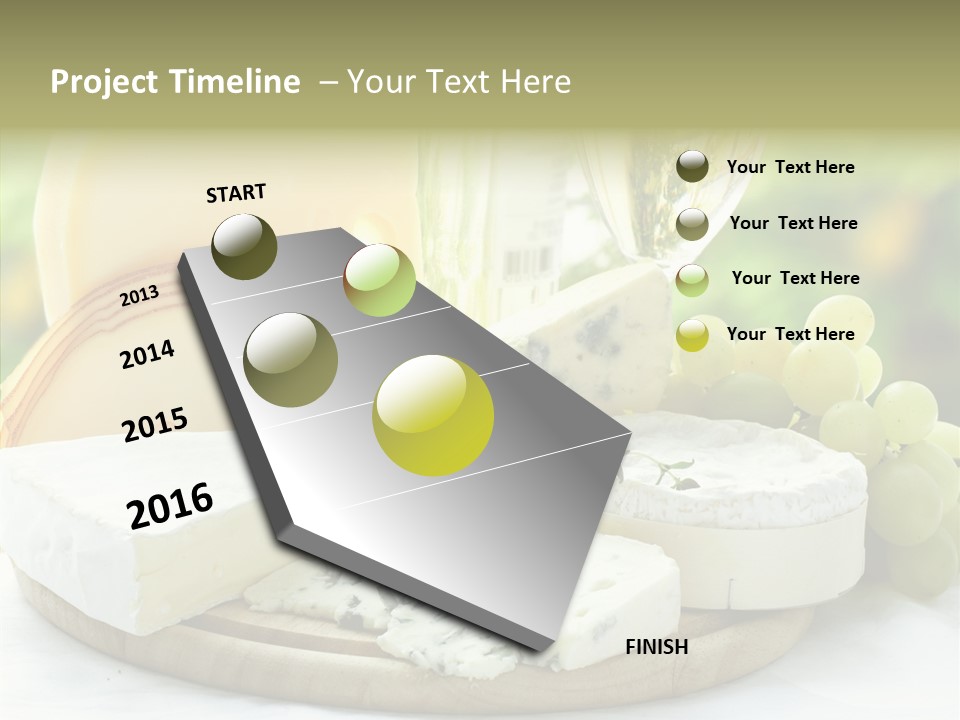 Traditional Swiss Brie PowerPoint Template