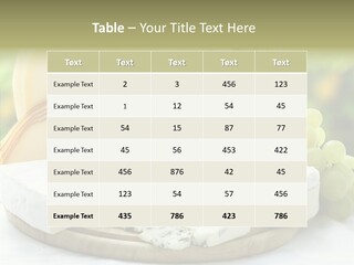 Traditional Swiss Brie PowerPoint Template