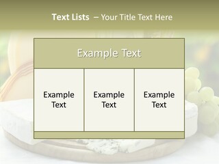 Traditional Swiss Brie PowerPoint Template