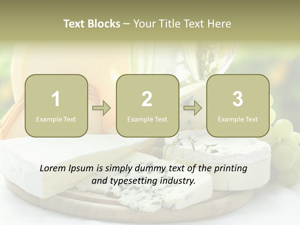 Traditional Swiss Brie PowerPoint Template