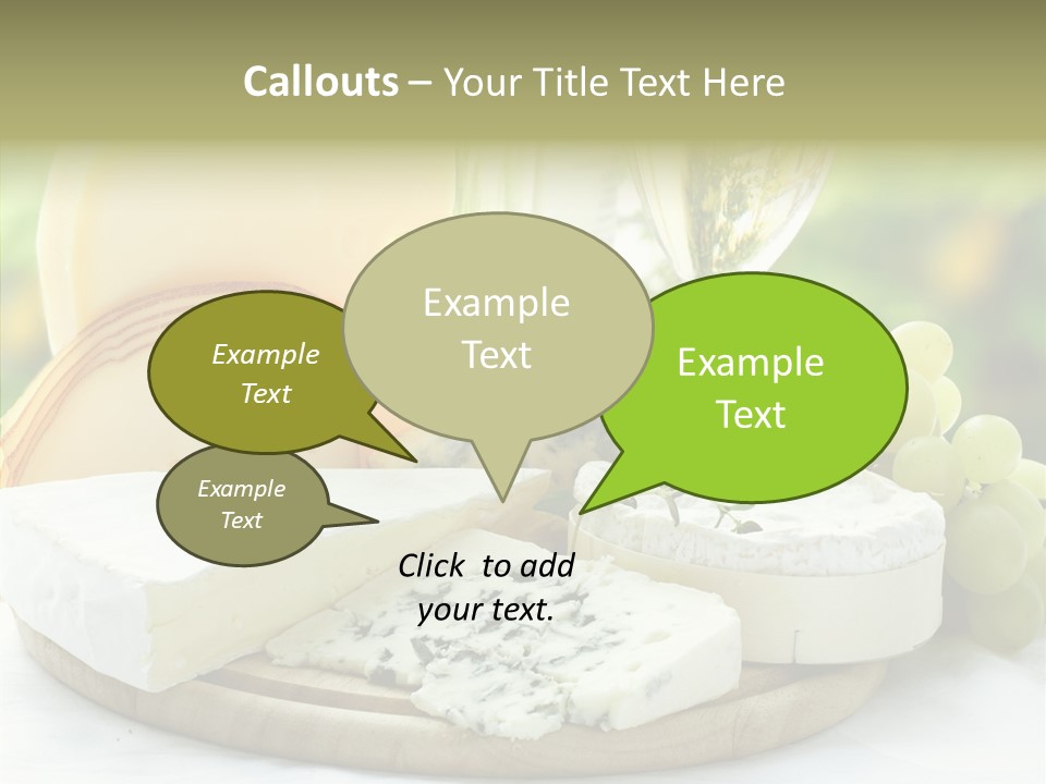 Traditional Swiss Brie PowerPoint Template