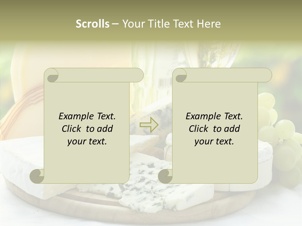 Traditional Swiss Brie PowerPoint Template