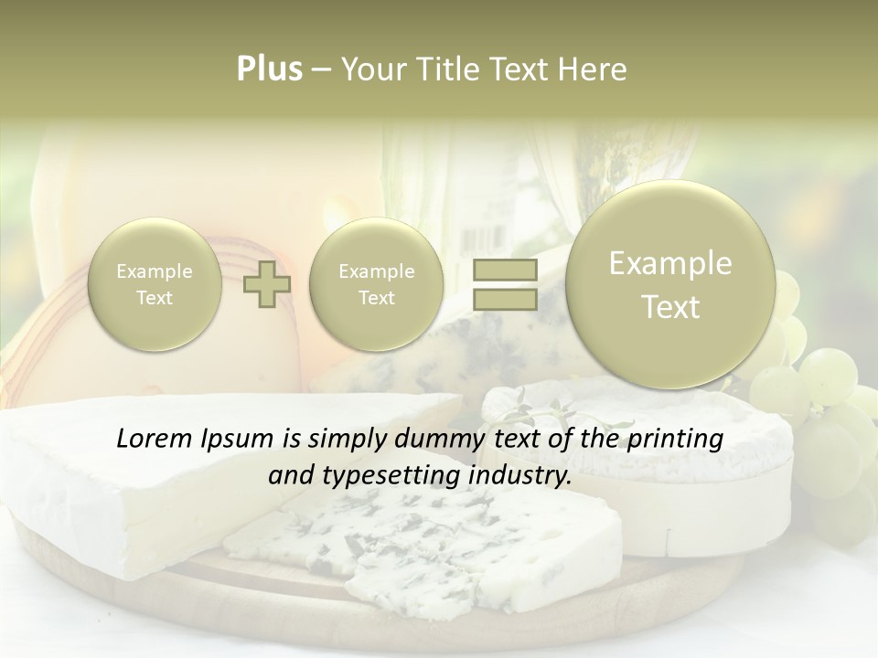 Traditional Swiss Brie PowerPoint Template