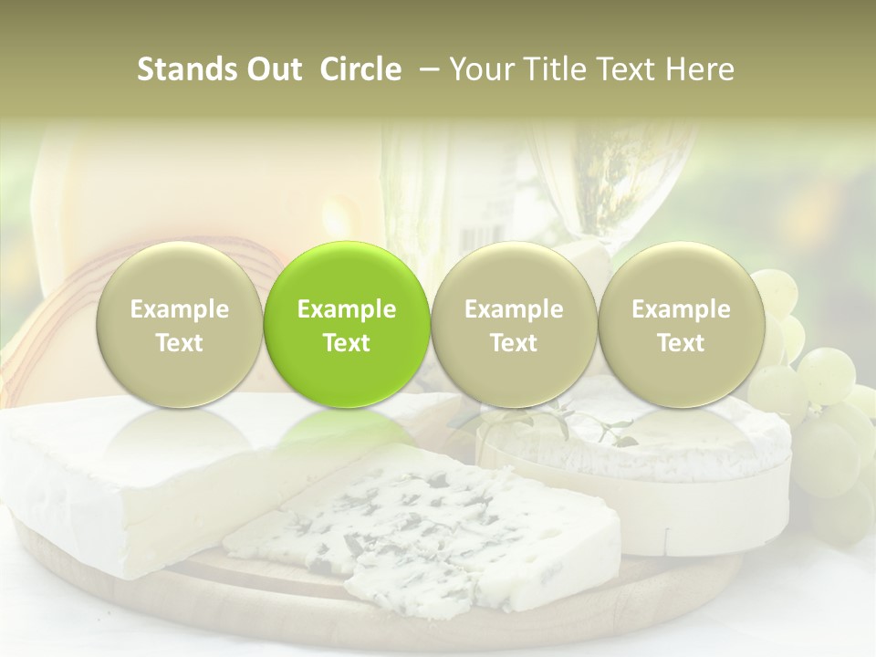 Traditional Swiss Brie PowerPoint Template