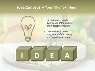 Traditional Swiss Brie PowerPoint Template