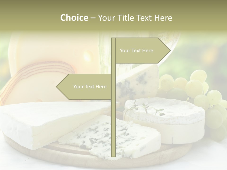 Traditional Swiss Brie PowerPoint Template