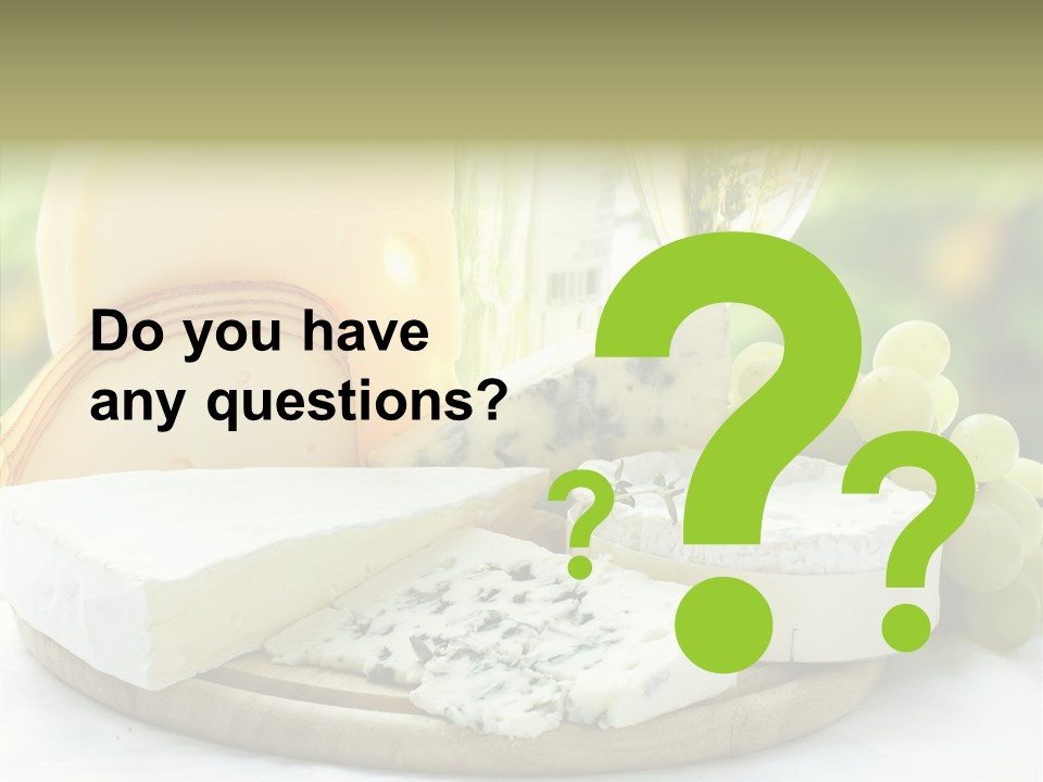 Traditional Swiss Brie PowerPoint Template