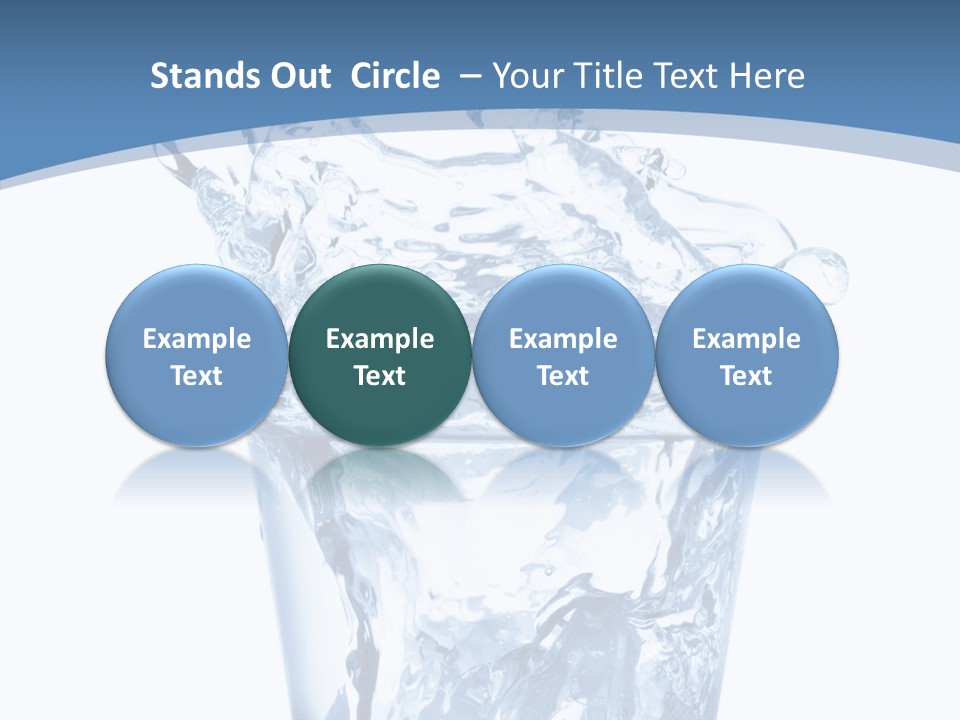 Bar Color Bubble PowerPoint Template