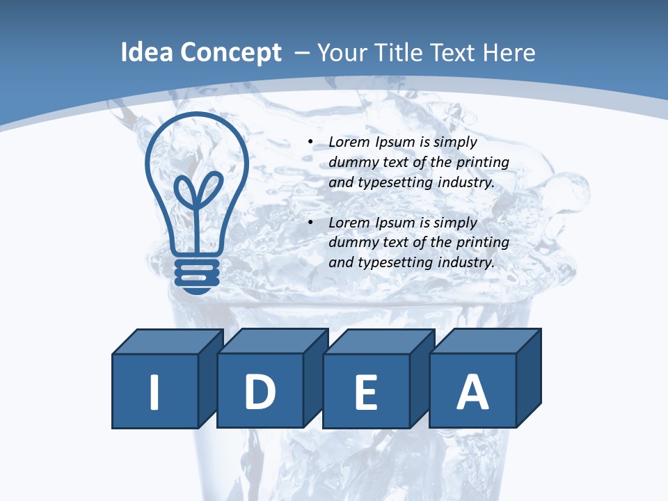 Bar Color Bubble PowerPoint Template