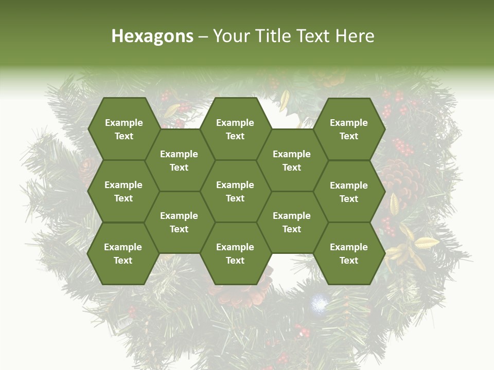 Christmas Evergreen Natural PowerPoint Template