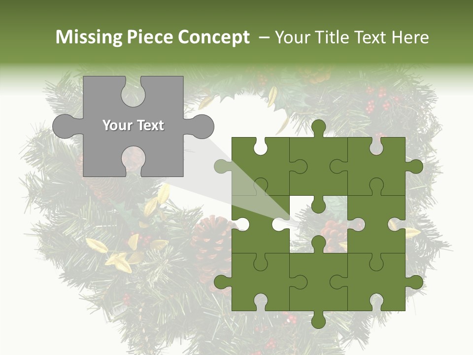 Christmas Evergreen Natural PowerPoint Template