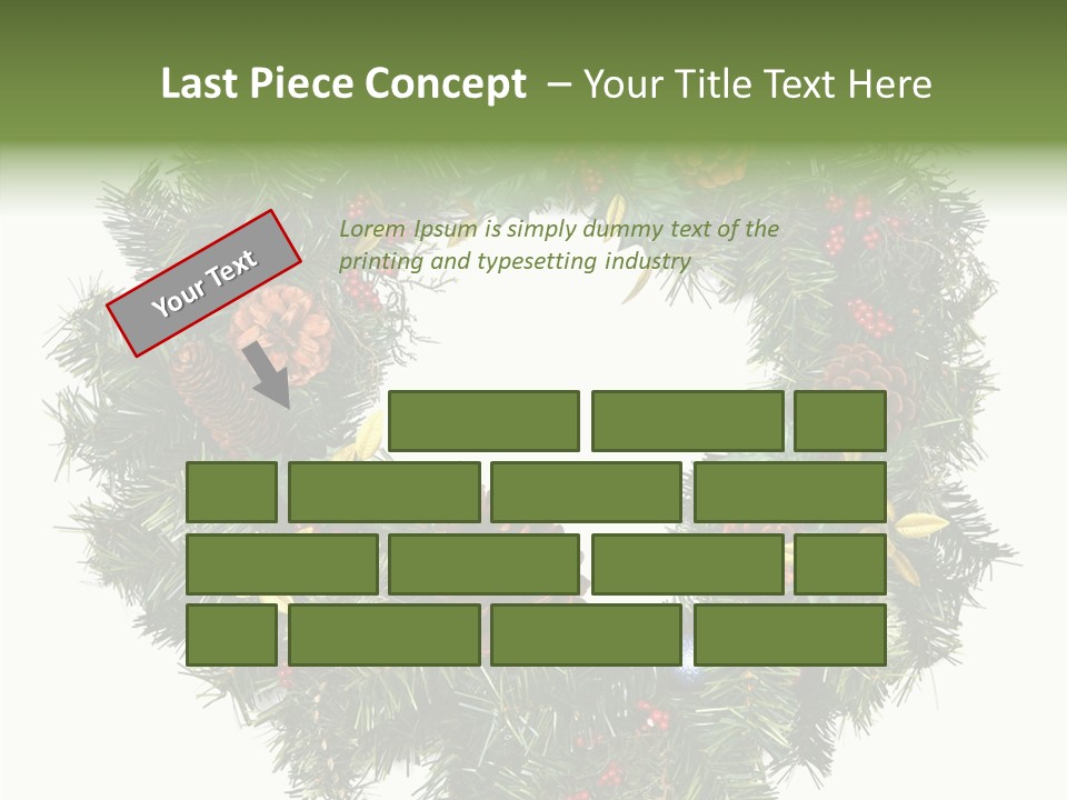 Christmas Evergreen Natural PowerPoint Template