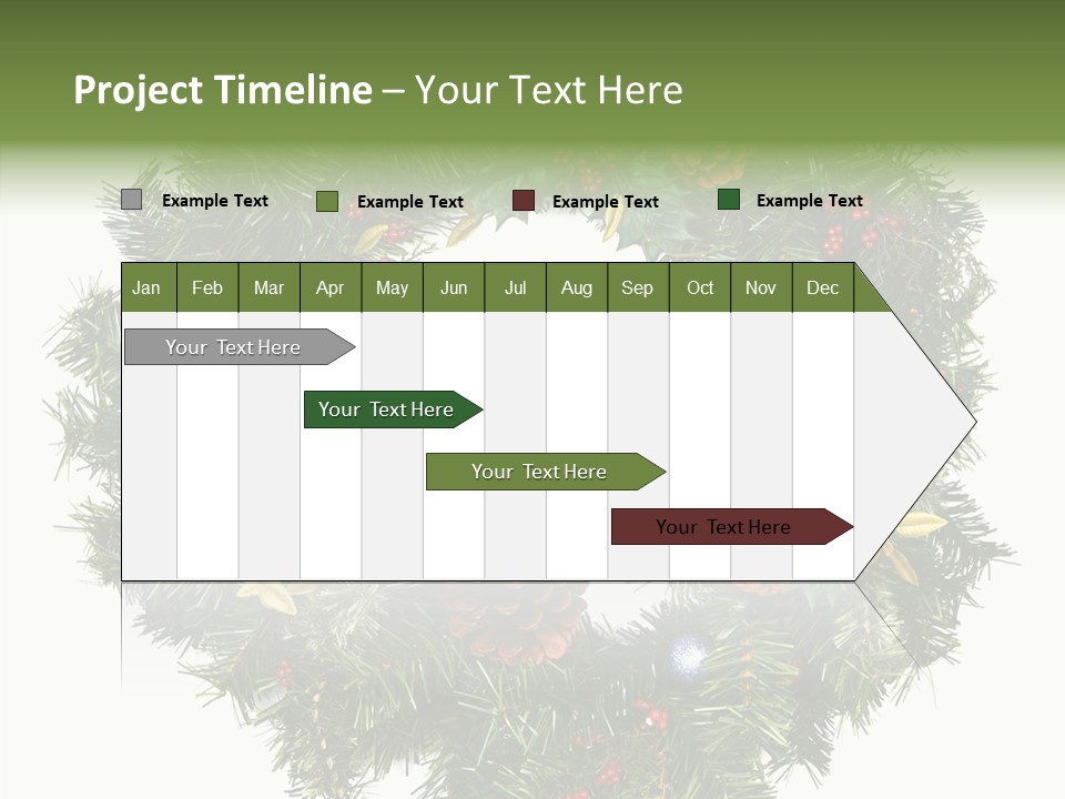 Christmas Evergreen Natural PowerPoint Template