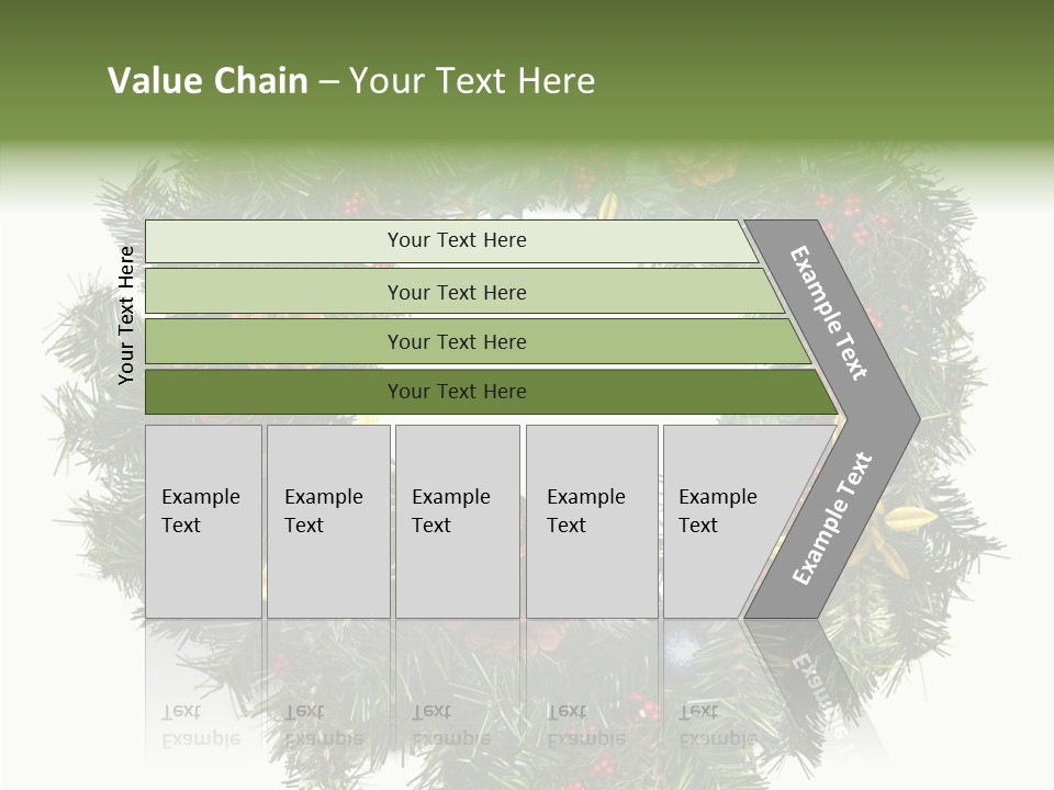Christmas Evergreen Natural PowerPoint Template