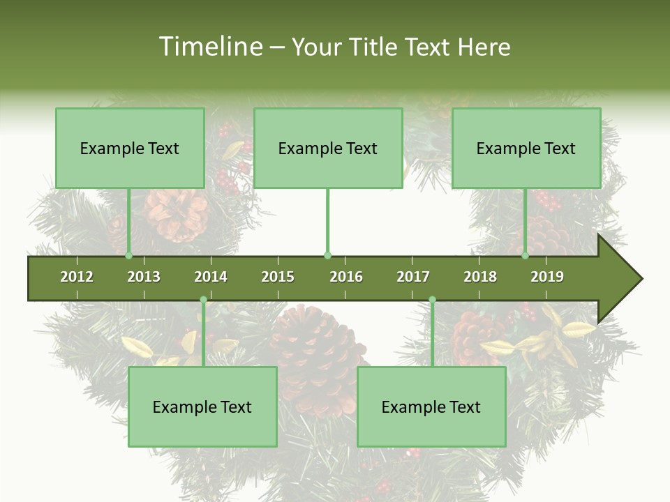 Christmas Evergreen Natural PowerPoint Template