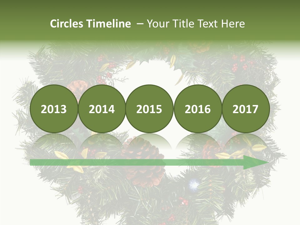 Christmas Evergreen Natural PowerPoint Template