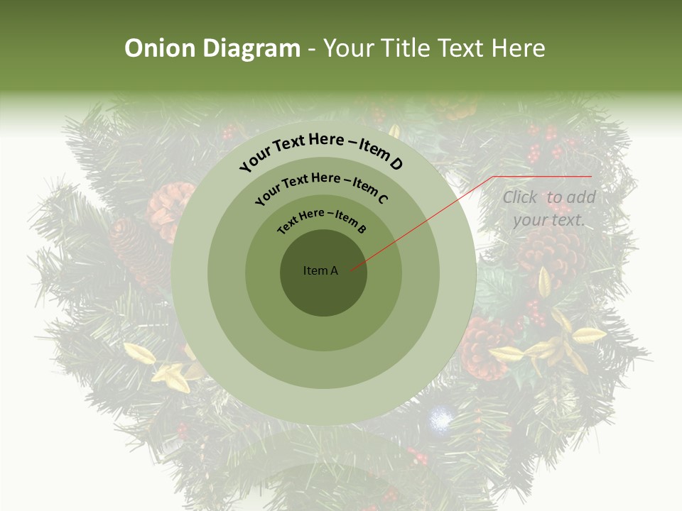 Christmas Evergreen Natural PowerPoint Template