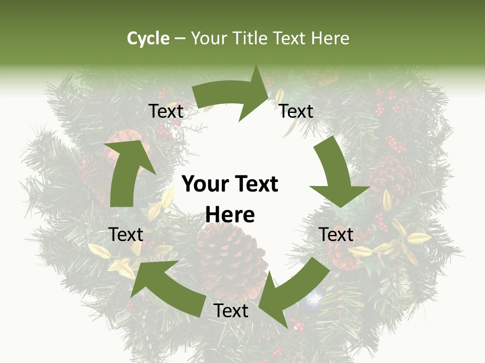 Christmas Evergreen Natural PowerPoint Template