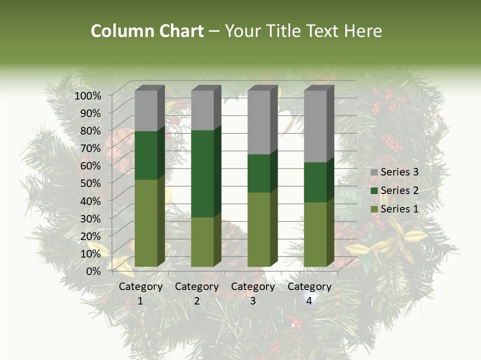 Christmas Evergreen Natural PowerPoint Template