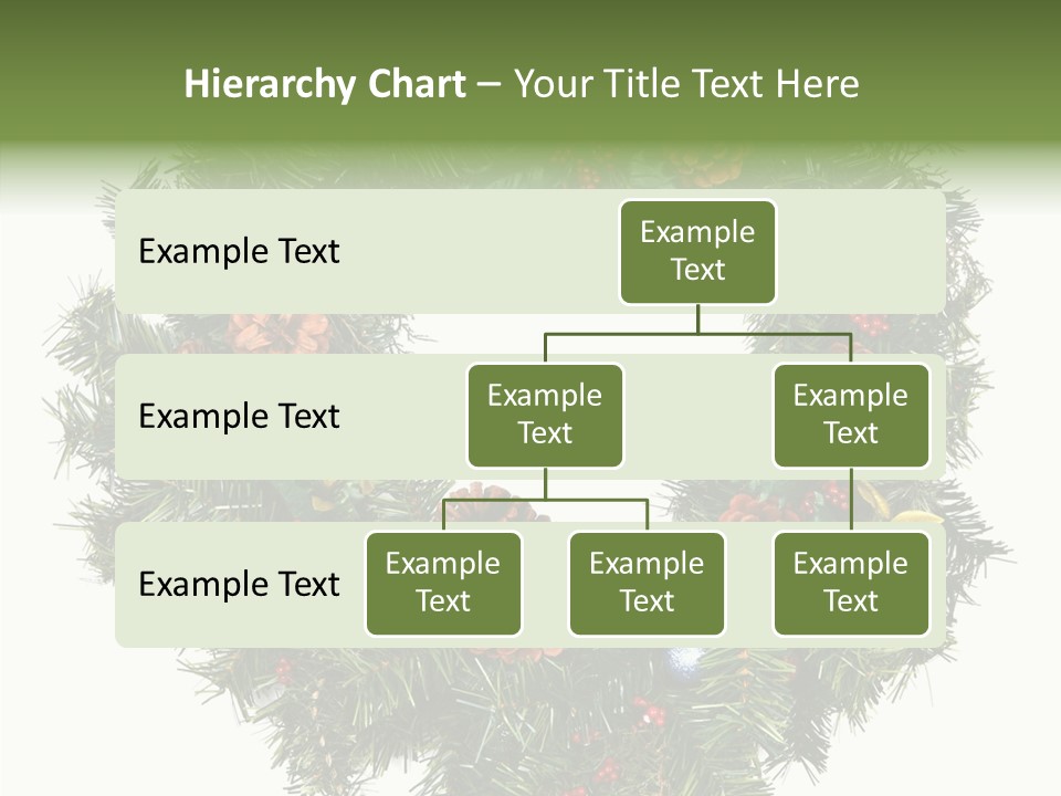 Christmas Evergreen Natural PowerPoint Template