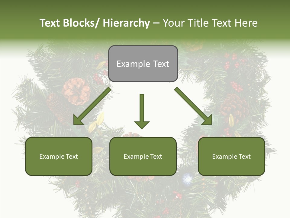 Christmas Evergreen Natural PowerPoint Template
