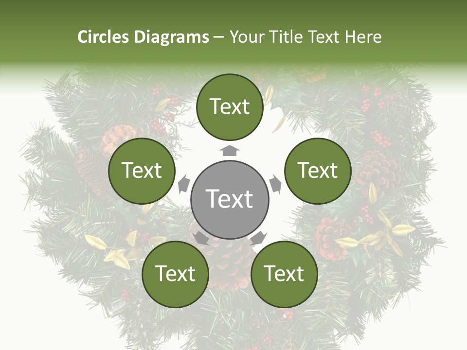 Christmas Evergreen Natural PowerPoint Template