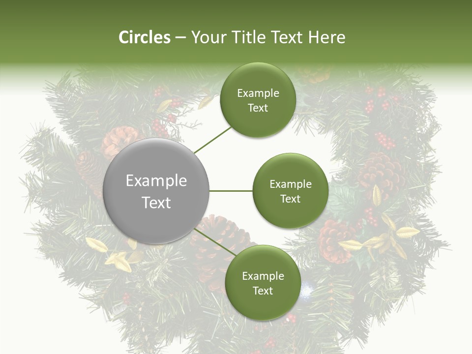 Christmas Evergreen Natural PowerPoint Template