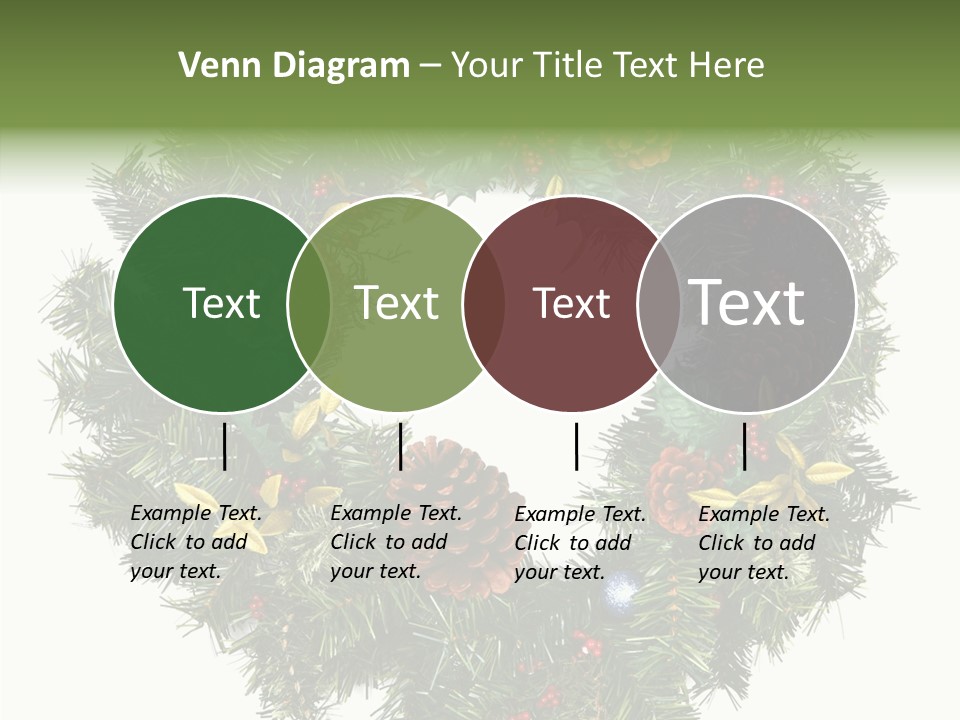 Christmas Evergreen Natural PowerPoint Template