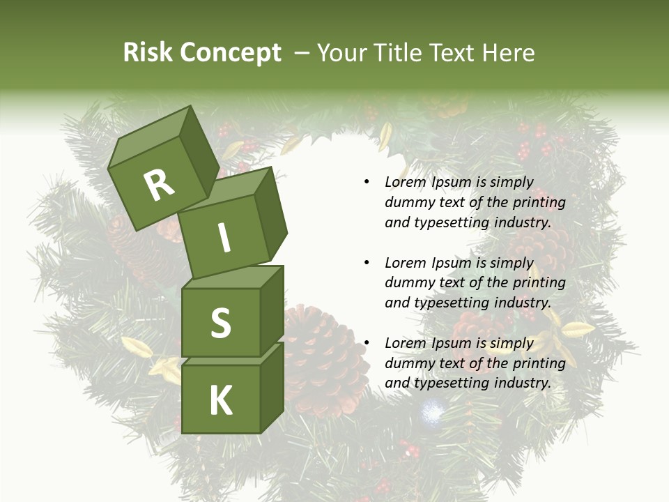 Christmas Evergreen Natural PowerPoint Template