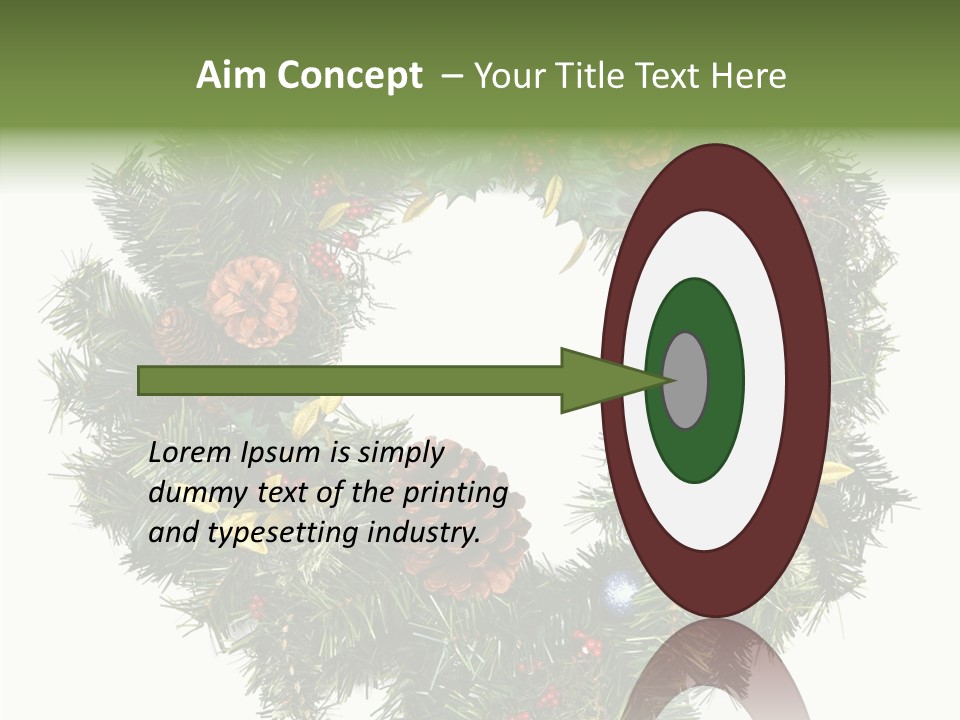 Christmas Evergreen Natural PowerPoint Template